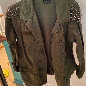 Top shop spiked jacket